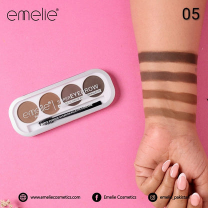 emelie® Paris SUPEREYEBROW 4-Color Ultimate Eyebrow Palette