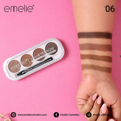 emelie® Paris SUPEREYEBROW 4-Color Ultimate Eyebrow Palette