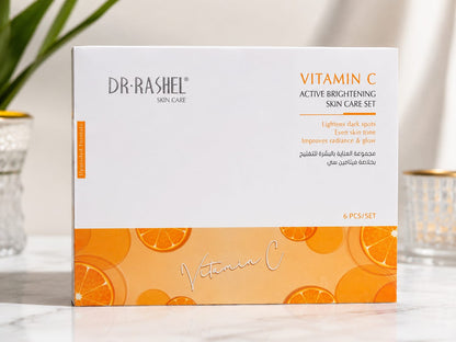 Dr. Rashel Vitamin C Active Brightening Skin Care Set (6 Pieces / Set)