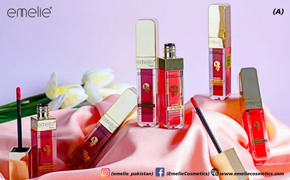 emelie® Paris Creamy Lip Gloss - Color Revolution Liquid Lipstick