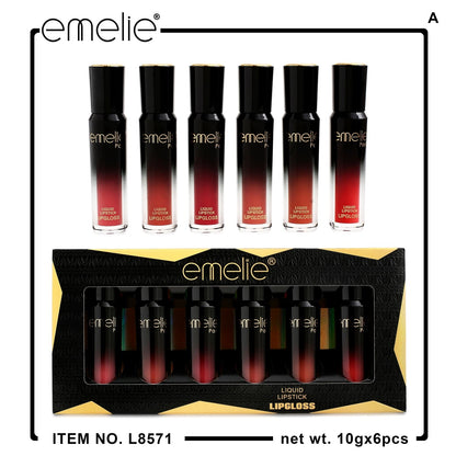 24HRS Long Lasting Lipgloss - 6pc Set