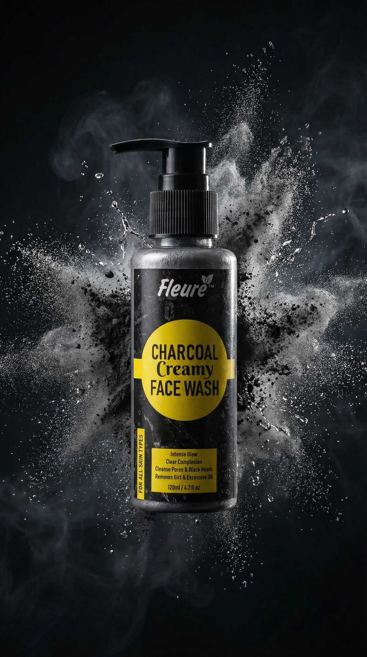 Charcoal Face Wash - Purifying & Deep Clean for Oily & Acne-Prone Skin