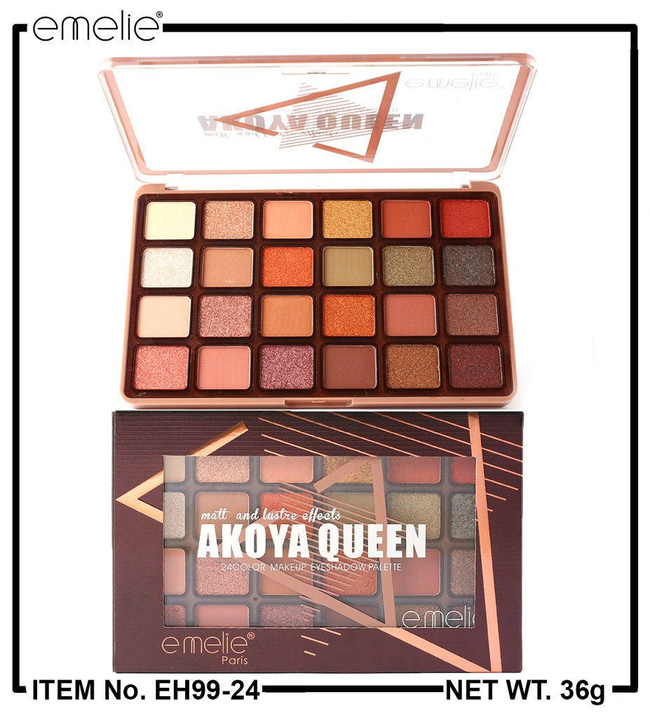 AKOYA Queen 24 Color Eyeshadow Pallete