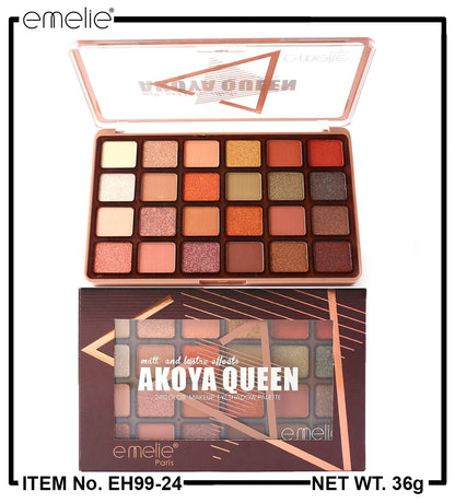 AKOYA Queen 24 Color Eyeshadow Pallete
