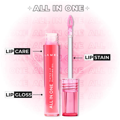 LAMEL All in One Lip Tinted Plumping Oil