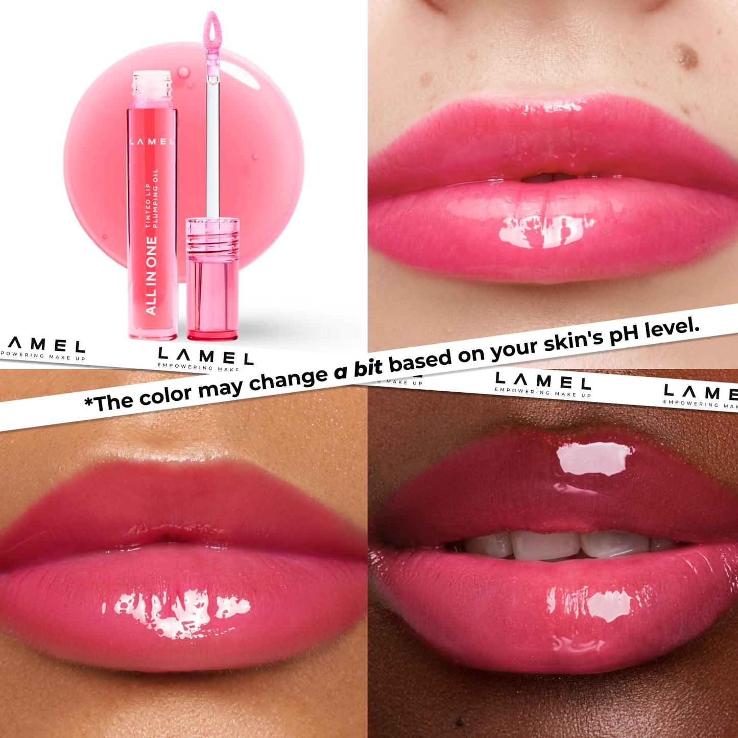 LAMEL All in One Lip Tinted Plumping Oil