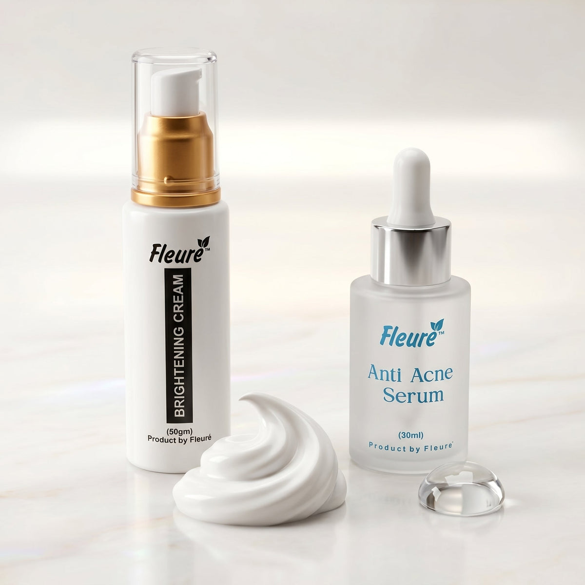 Acne & Brightening Cream DUO - Clear Glow Solution