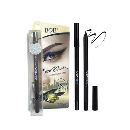BOB 24H Keen Black Waterproof Gel Eyeliner Pencil