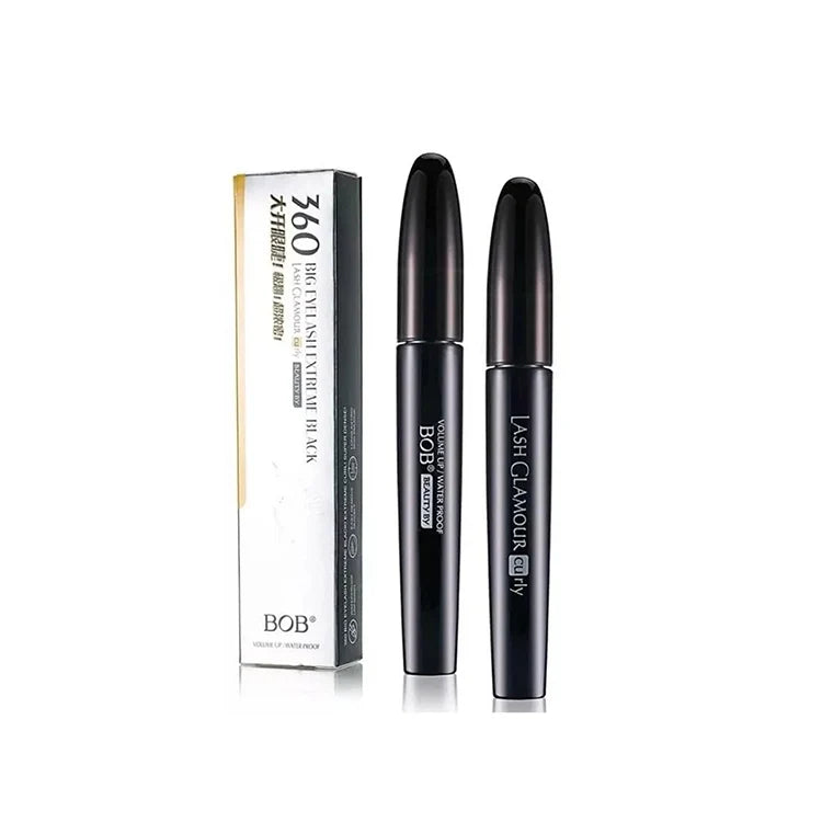 BOB 360 Big Eyelash Mascara – Extreme Black, Dense & Waterproof
