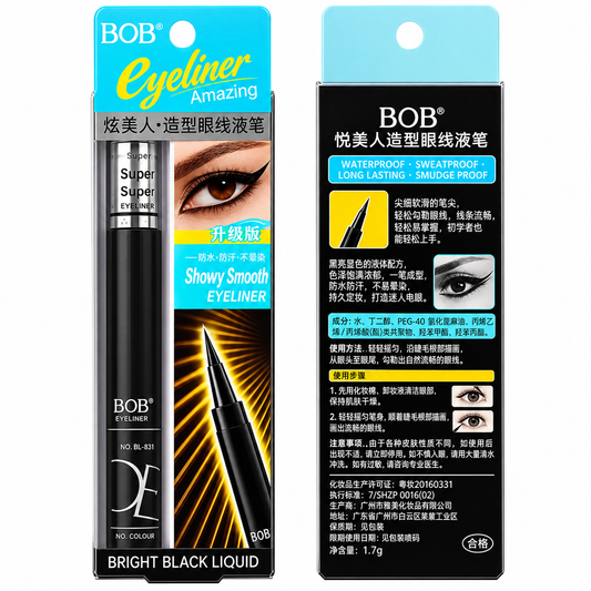 BOB Liquid Pen Eyeliner Long Lasting Waterproof Eyeliner