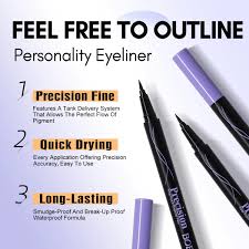 BOB Matte Eyeliner Marker Pen - Slender Black Waterproof