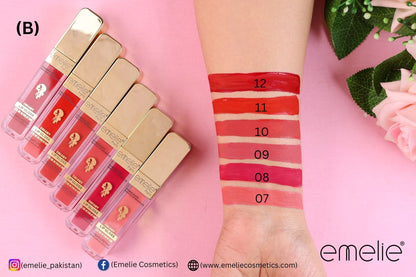 emelie® Paris Creamy Lip Gloss - Color Revolution Liquid Lipstick