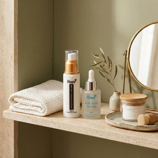 Acne & Brightening Cream DUO - Clear Glow Solution
