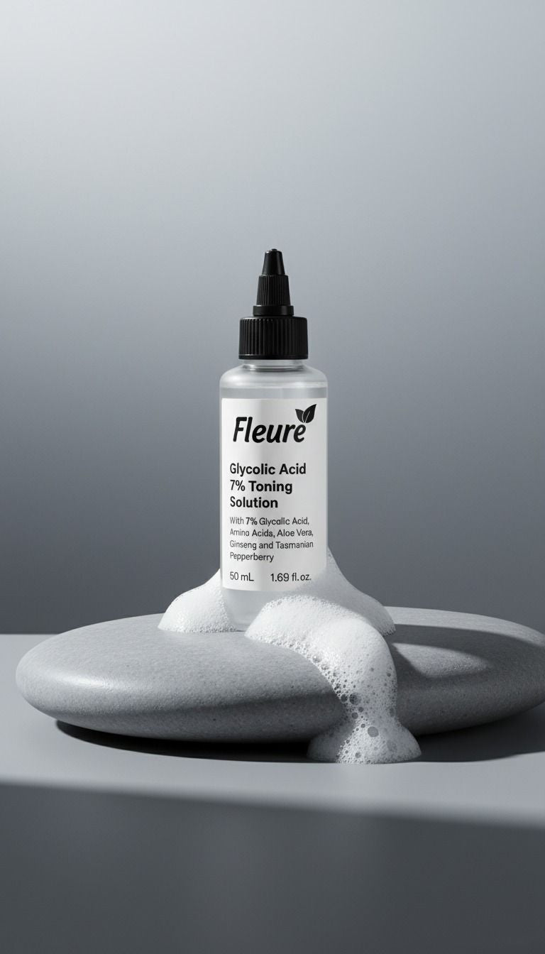 Fleuré Glycolic Acid 7% Toning Solution - Brighten & Smooth Skin