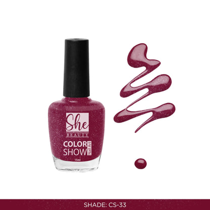 She Beauty Nail Polish - Color Show