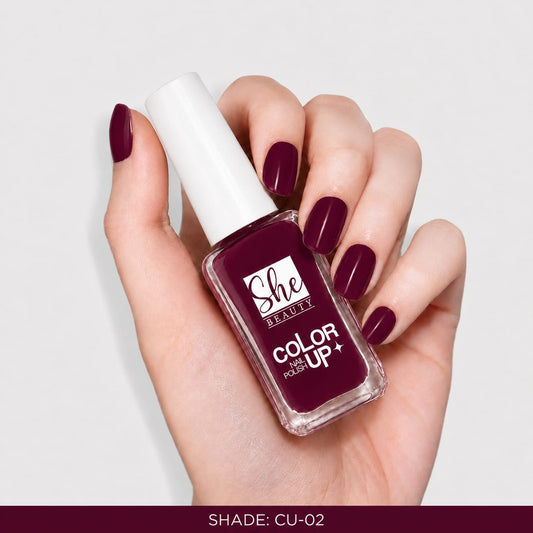 She Beauty Color Up Nail Polish CU-02