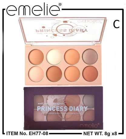 Princess Diary 8 Color Blusher/Eyeshadow