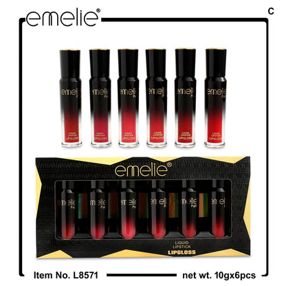 24HRS Long Lasting Lipgloss - 6pc Set
