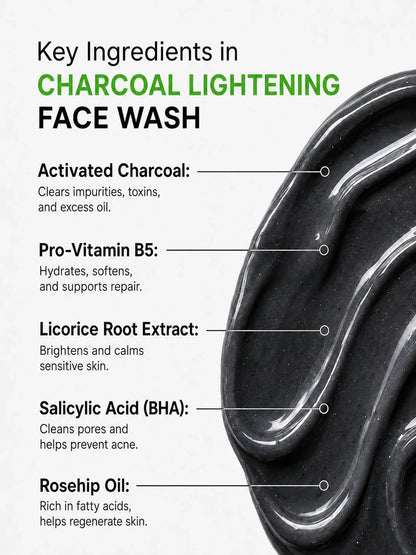 Kleen Charcoal Lightnening Face Wash