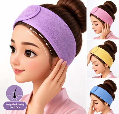 Beauty Head-Cloth Adjustable Facial Band.