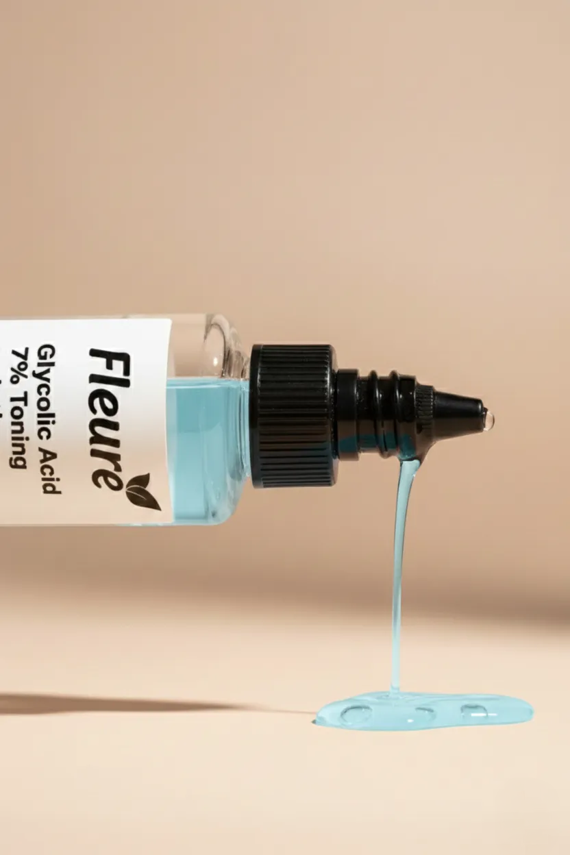 Fleuré Glycolic Acid 7% Toning Solution - Brighten & Smooth Skin