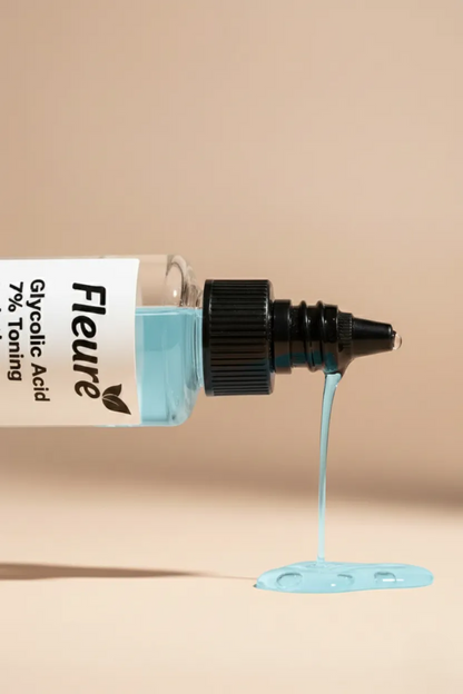 Fleuré Glycolic Acid 7% Toning Solution - Brighten & Smooth Skin