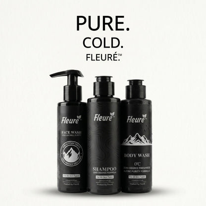 Zero Degree Kit - Menthol Face Wash, Body Wash & Shampoo