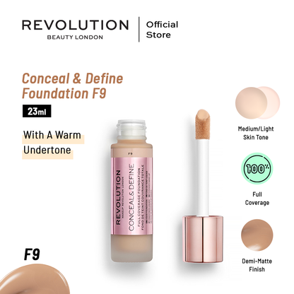 Makeup Revolution Conceal & Define Foundation