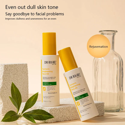 DR.RASHEL Turmeric Brightening Face Oil – Lightweight Glow & Dark Spot Care