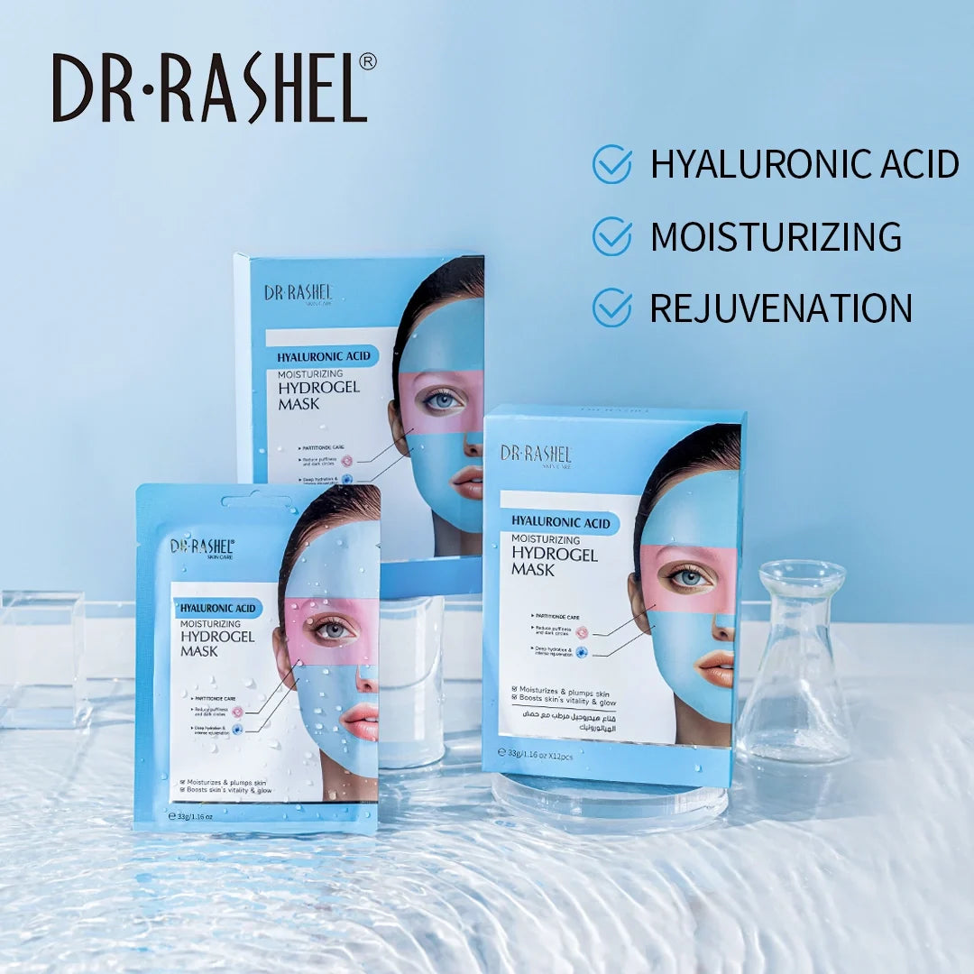 DR.RASHEL Hyaluronic Acid Moisturizing Hydrogel Mask – Deep Hydration & Skin Rejuvenation