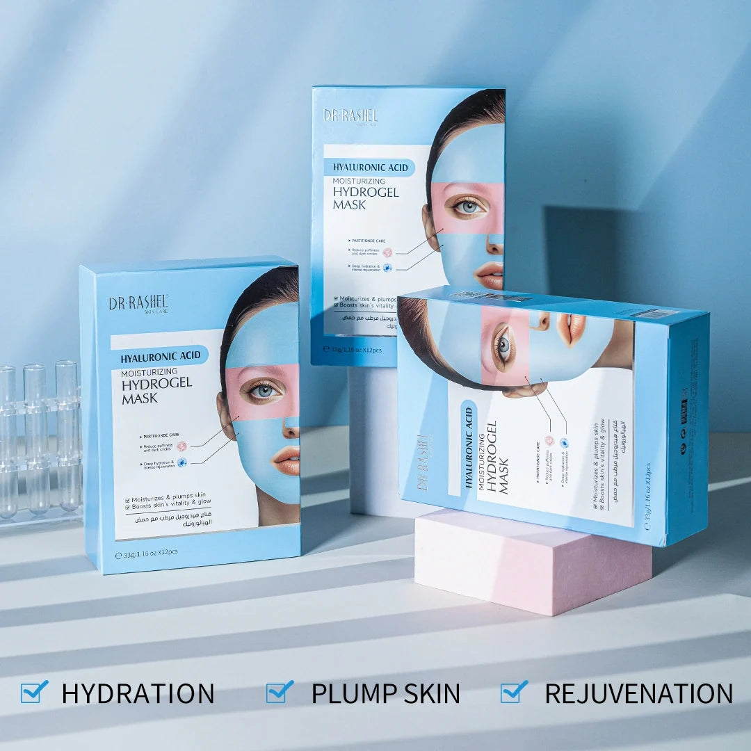 DR.RASHEL Hyaluronic Acid Moisturizing Hydrogel Mask – Deep Hydration & Skin Rejuvenation
