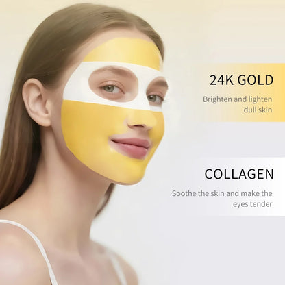 DR.RASHEL 24K Gold Lifting & Firming Hydrogel Mask – Hydrating, Firming & Radiance Boost