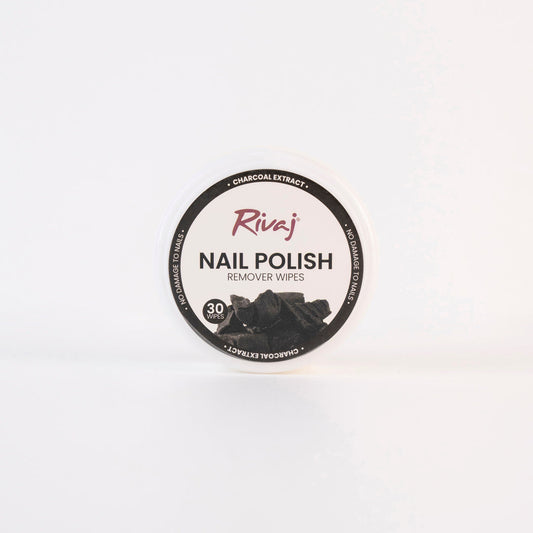 Nail Polish Remover Wipes - Charcoal Extract