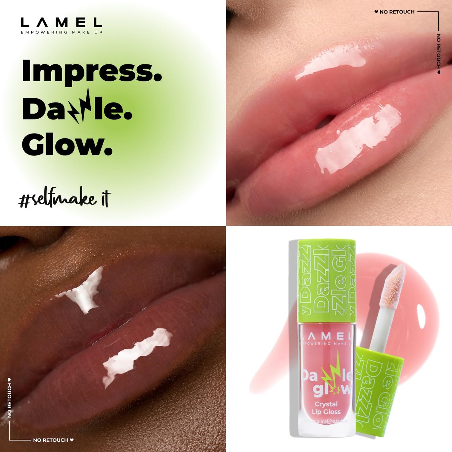 LAMEL Dazzle Glow Lip Gloss