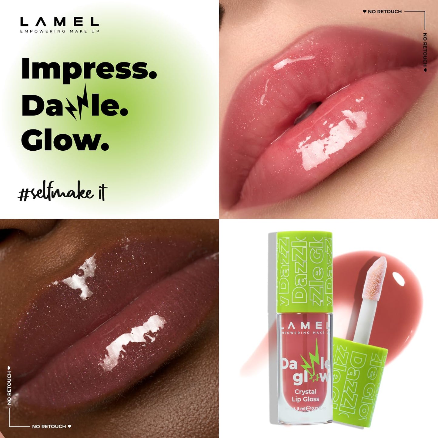 LAMEL Dazzle Glow Lip Gloss