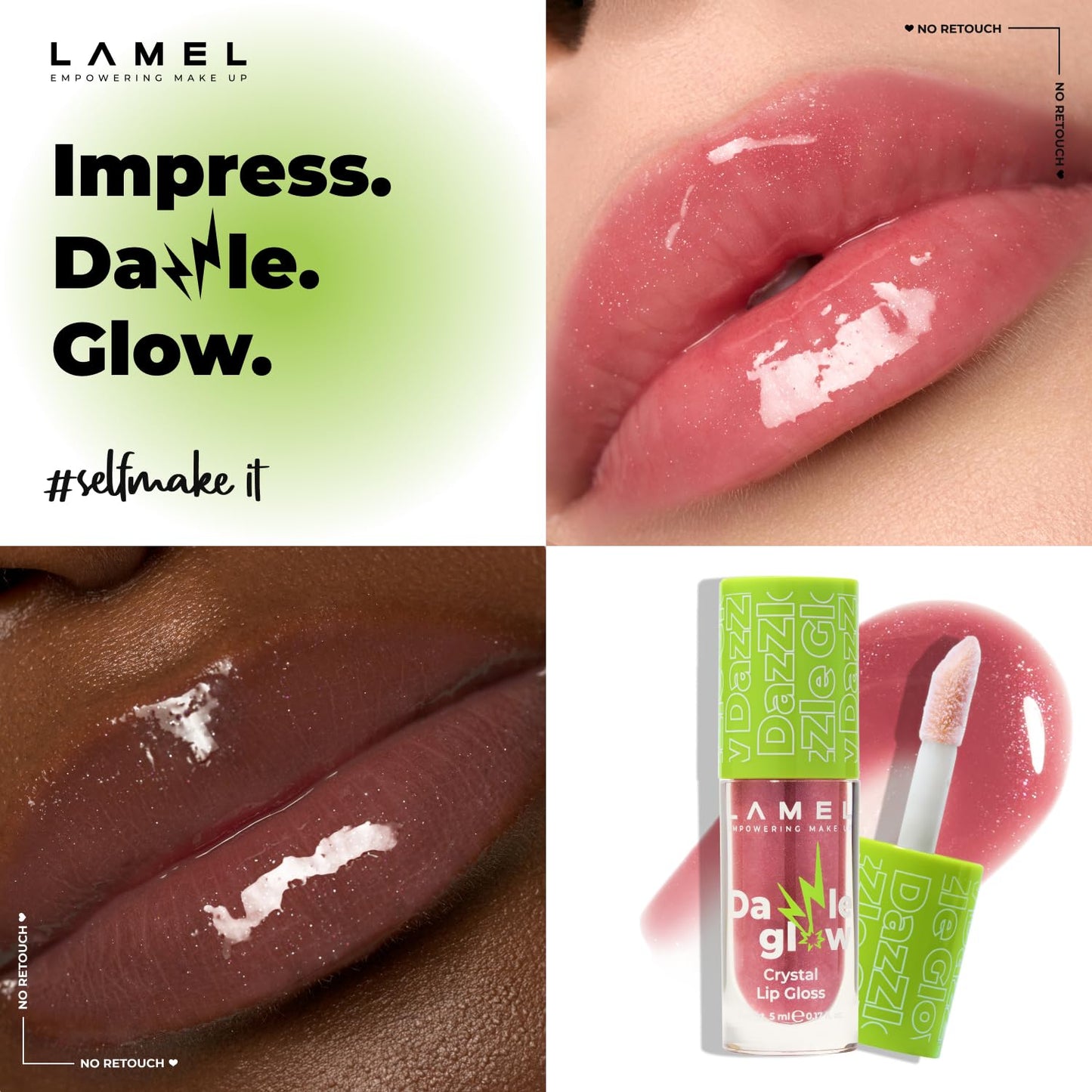 LAMEL Dazzle Glow Lip Gloss