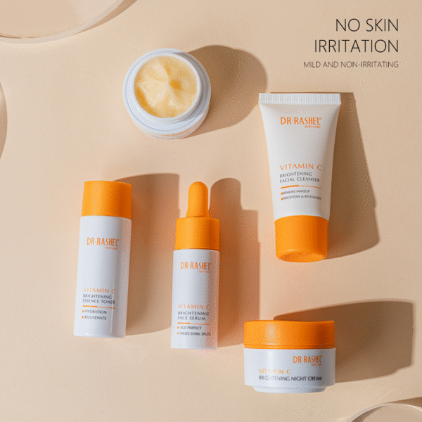 DR.RASHEL Vitamin C Brightening Skincare Travel Set (5-Piece Set)