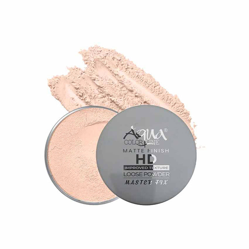 Aqua Color Line Matte Finish HD Loose Powder