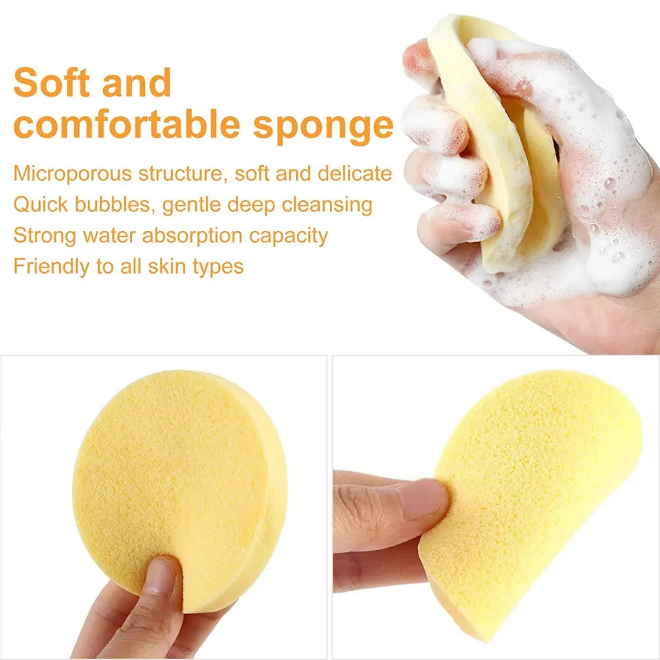Pack of 2 - Facial Cleansing & Makeup Remover Sponge