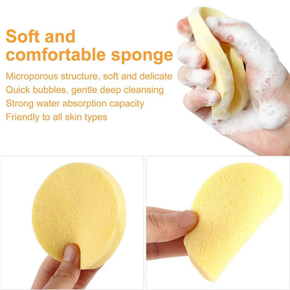 Pack of 2 - Facial Cleansing & Makeup Remover Sponge