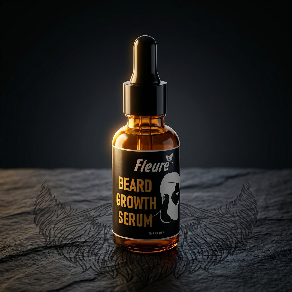 Fleuré Beard Growth Serum for Healthier Beard