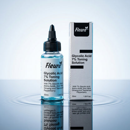 Fleuré Glycolic Acid 7% Toning Solution - Brighten & Smooth Skin