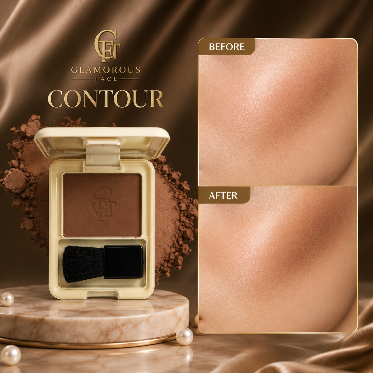 Glamorous Face Single Matte Contour