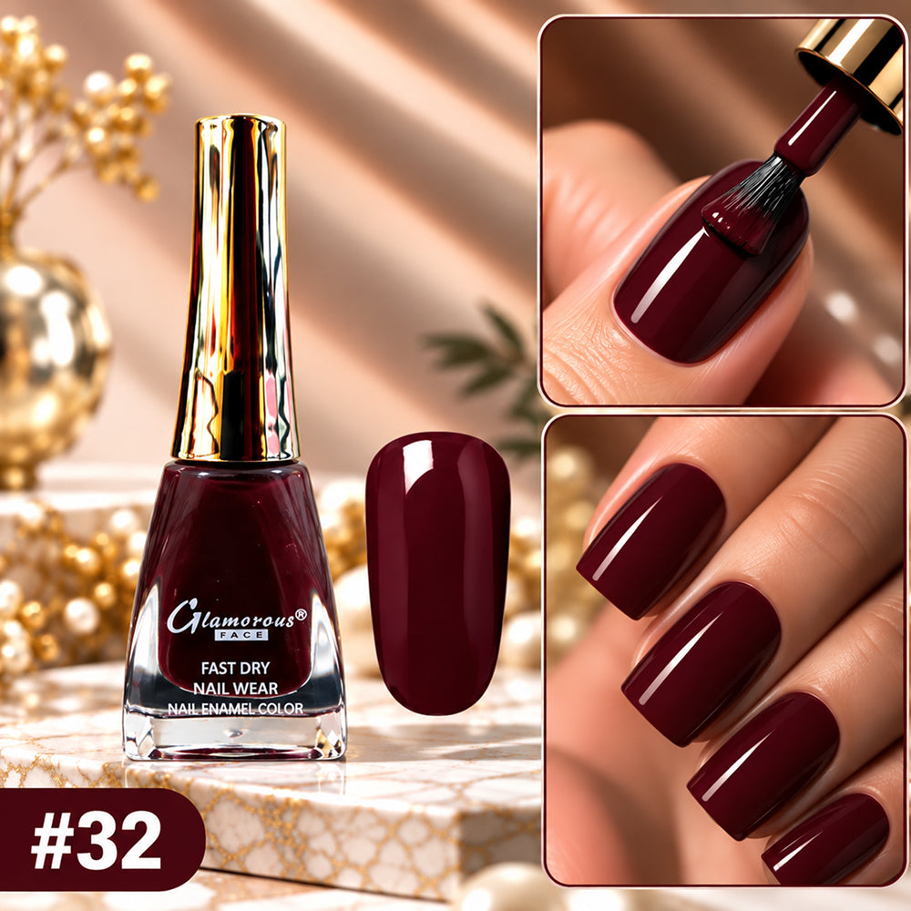 Glamorous Face Fast Dry Fantastic Nail Polish (66 Colors)
