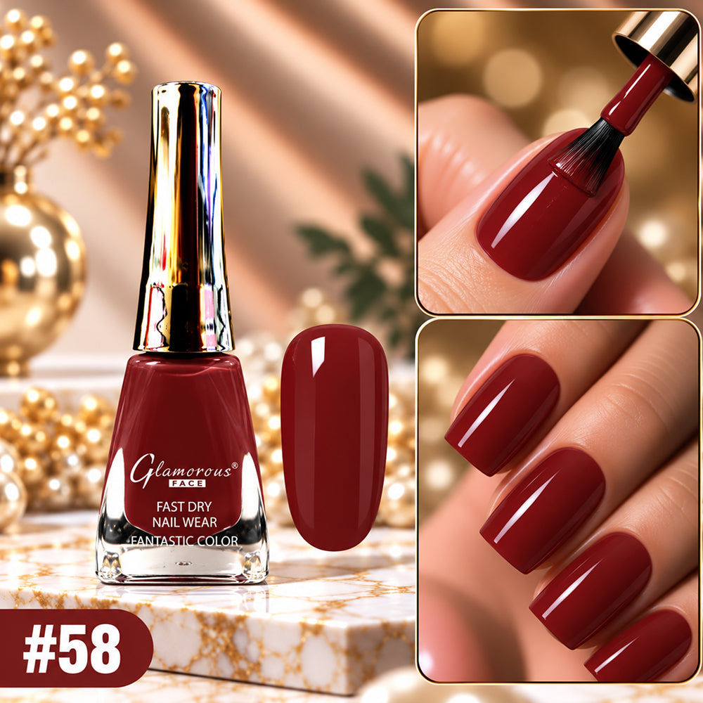 Glamorous Face Fast Dry Fantastic Nail Polish (66 Colors)