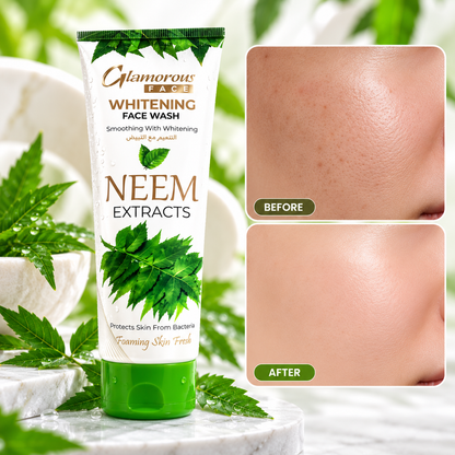 Glamorous Face Whitening Neem Extracts Face Wash 100gm