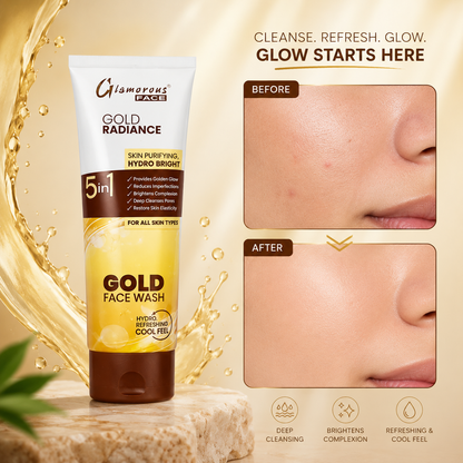 Glamorous Face Gold Radiance Face Wash