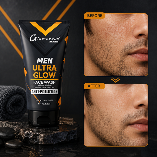 Glamorous Face Men Ultra Glow Face Wash Anti-Pollution