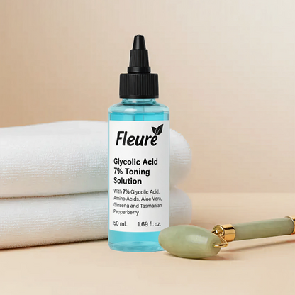 Fleuré Glycolic Acid 7% Toning Solution - Brighten & Smooth Skin