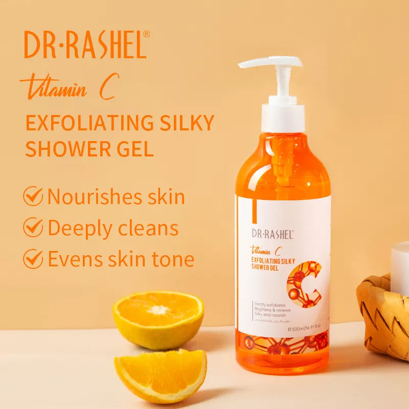 Dr.Rashel vitamin C whitening Exfoliating silky shower gel